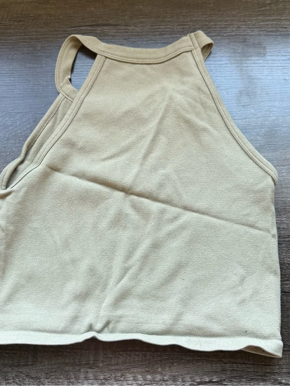 Free people Halter Crop Top in Olive xs/s